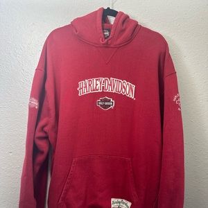 Harley Davidson Embroidered Hoodie